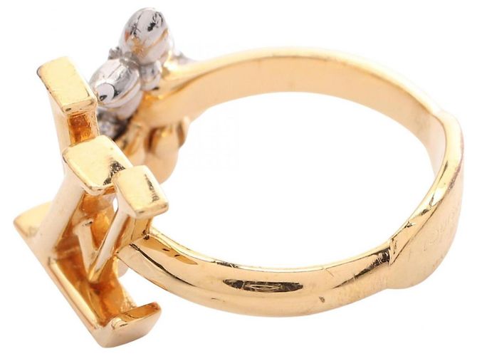 Bague Louis Vuitton LV Glam Doré - vue 2