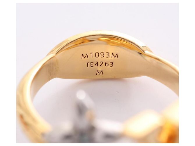 Bague Louis Vuitton LV Glam Doré - vue 5