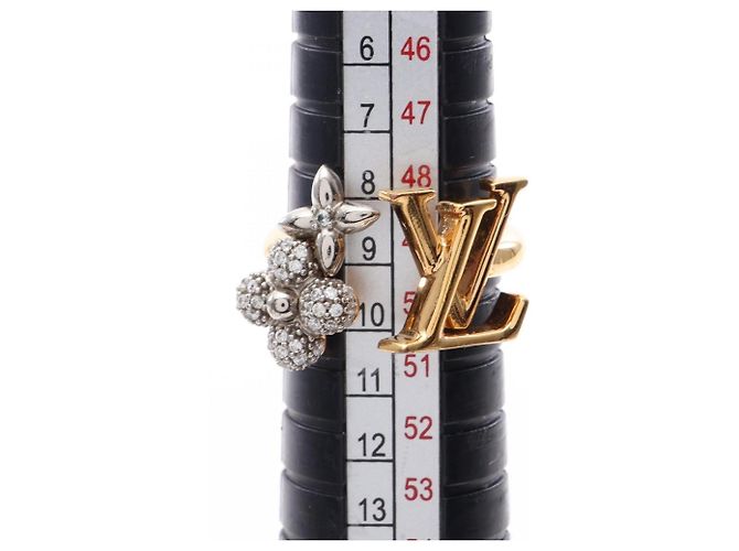 Bague Louis Vuitton LV Glam Doré - vue 6