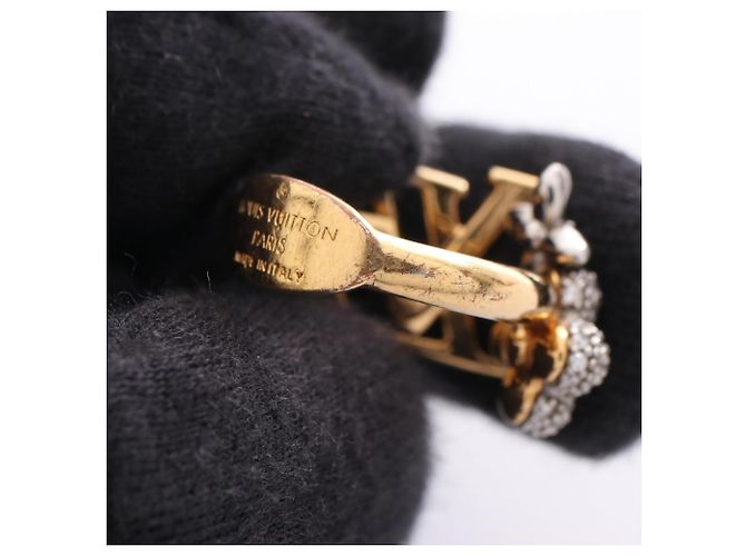Bague Louis Vuitton LV Glam Doré - vue 9