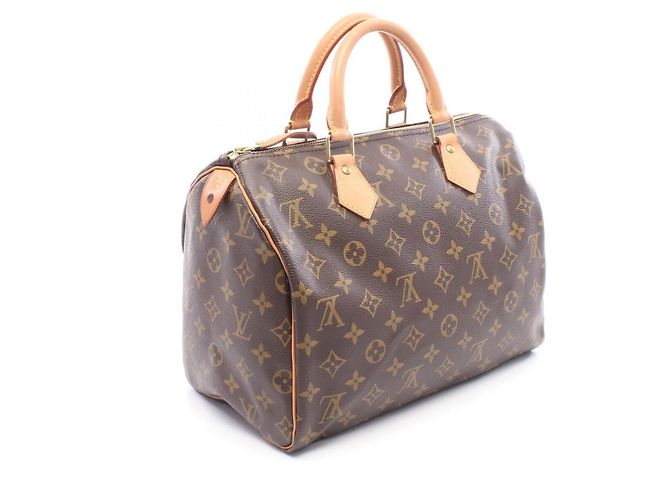 Borsa a mano Louis Vuitton Speedy 30 Marrone Monogramma - vista 2