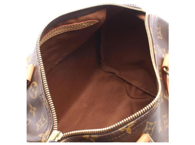 Borsa a mano Louis Vuitton Speedy 30 Marrone Monogramma - vista 3
