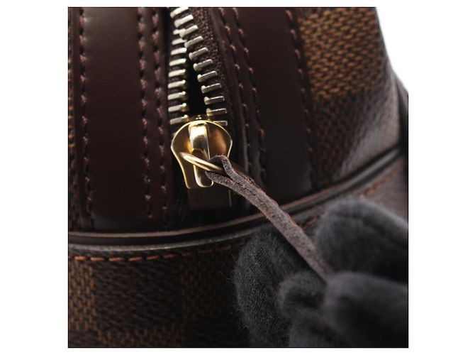 Bolso de mano Louis Vuitton Duomo Castaño Damier ebene - vista 12