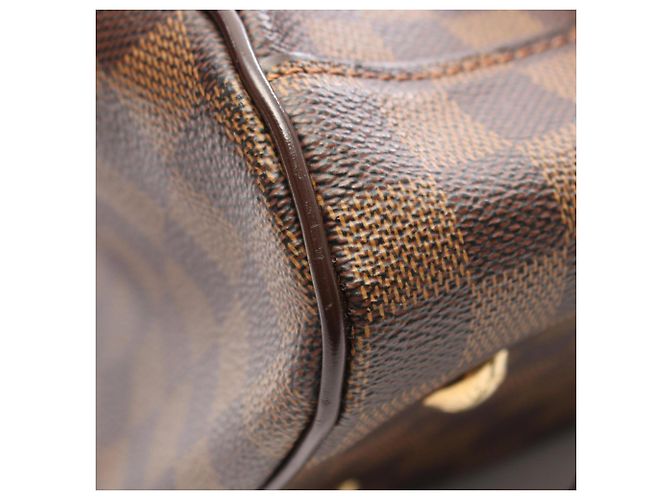 Bolso de mano Louis Vuitton Duomo Castaño Damier ebene - vista 7