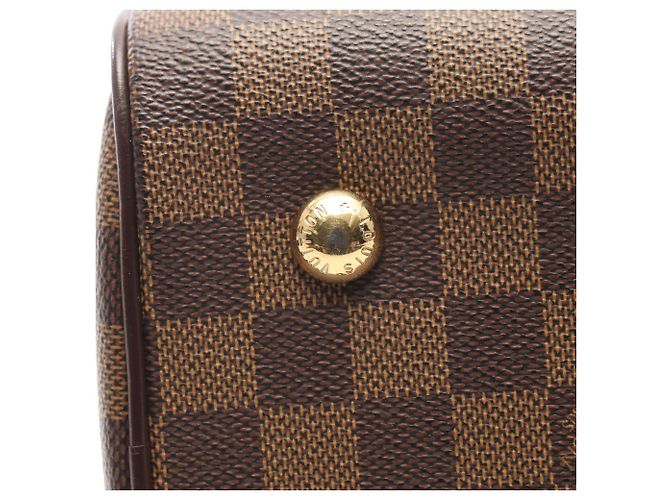 Bolso de mano Louis Vuitton Duomo Castaño Damier ebene - vista 9
