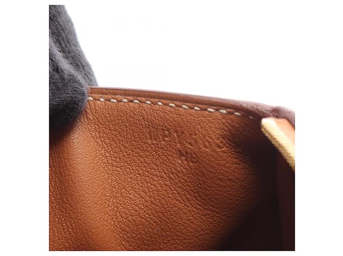 Hermès Bolsa de Ombro Hermes Lindy Mini Gold Marrom - vista 5