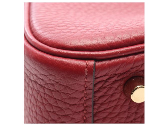 Hermès Bolsa de Ombro Hermes Lindy Mini Ruby Bordeaux - vista 6