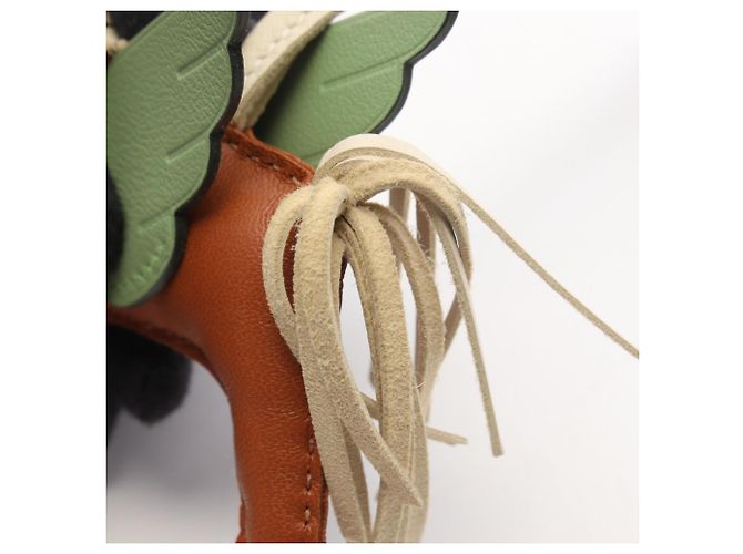 Hermès Hermes Rodeo Pegasus PM Handbag Charm Marrone D'oro Verde Crudo - vista 7