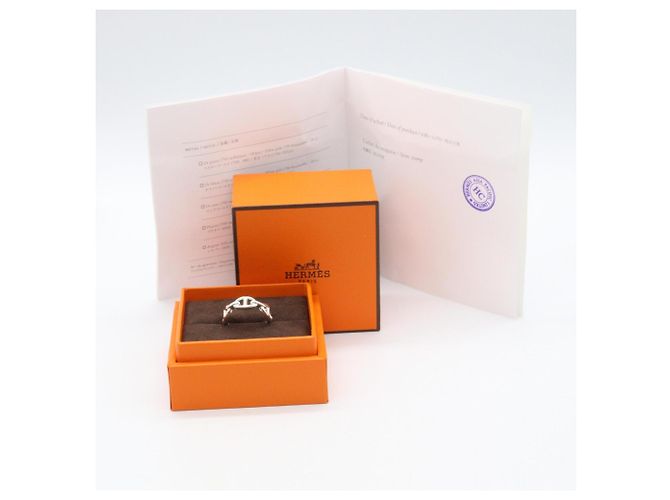 Hermès Hermes Enchainée PM Bandring Silber - Ansicht 9