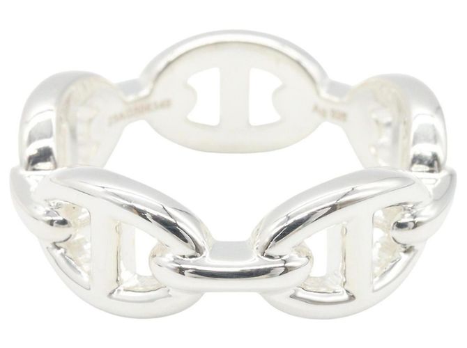 Ring Hermès Anel banda Hermes Enchainée PM Prata - vista 3