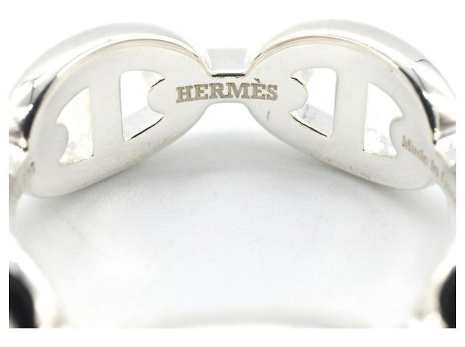 Ring Hermès Anel banda Hermes Enchainée PM Prata - vista 4