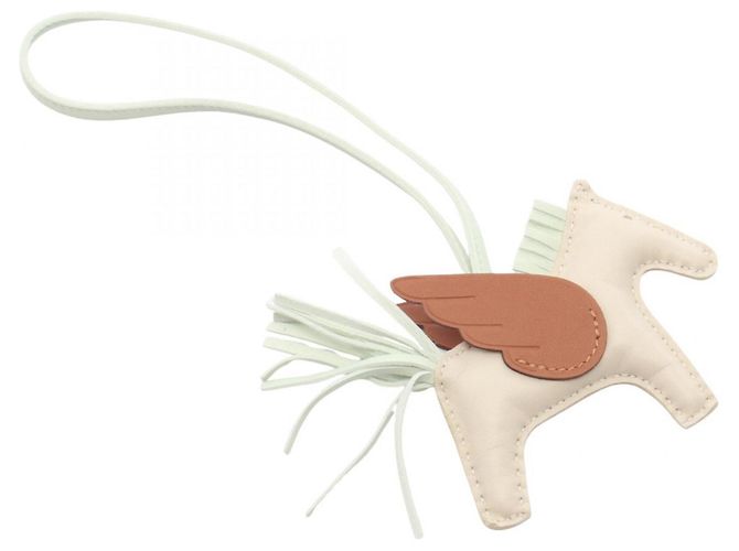 Hermès Hermes Rodeo Pegasus PM Handbag Charm Braun Grün Roh - Ansicht 2