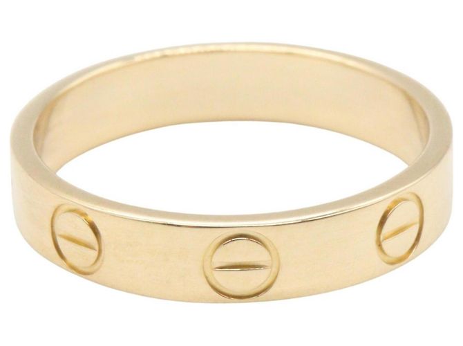 Anel Mini Love Cartier em Ouro Amarelo 18K Dourado - vista 2