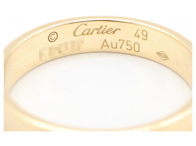 Anel Mini Love Cartier em Ouro Amarelo 18K Dourado - vista 3