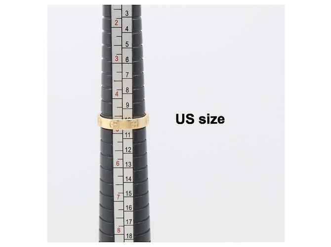 Anel Mini Love Cartier em Ouro Amarelo 18K Dourado - vista 5