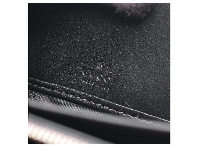 Cartera larga Gucci de piel negra Negro - vista 4