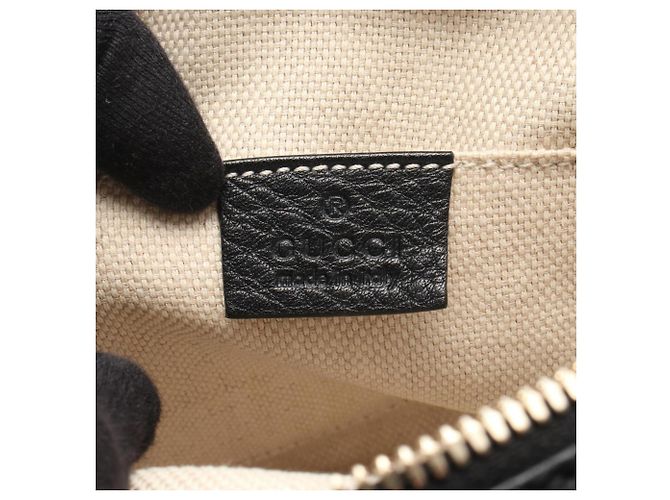 Borsa Gucci Soho Disco in pelle nera Nero - vista 4