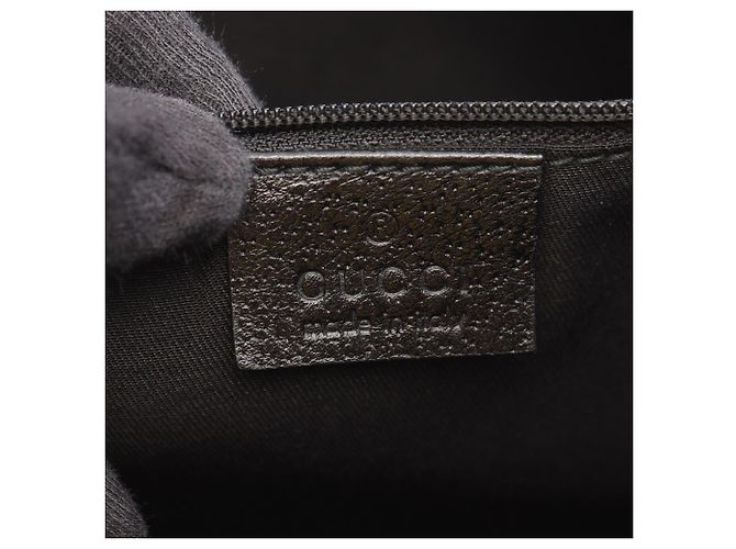 Borsa Tote Gucci Princy GG Canvas Nero Multicolore - vista 4