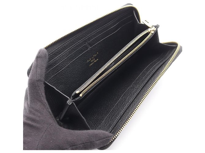 Louis Vuitton Portefeuille Clemence Long Wallet Negro Monograma - vista 3