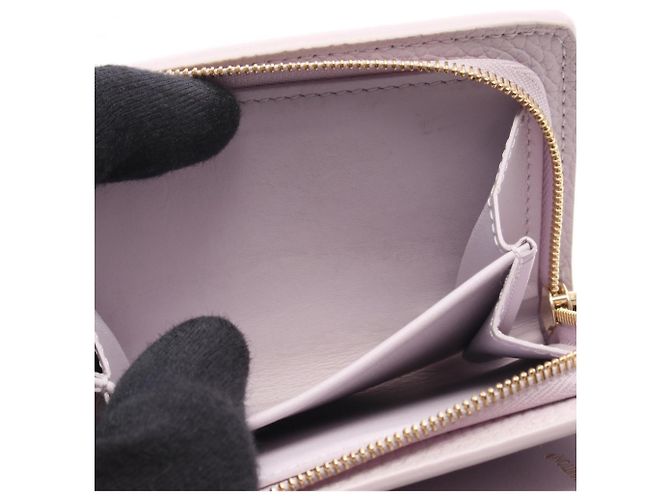Louis Vuitton Portefeuille Claire Monogram Bi-fold Wallet Porpora Monogramma - vista 6
