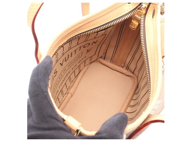 Louis Vuitton Neverfull BB 2-Way Handtasche Braun Monogramm - Ansicht 3