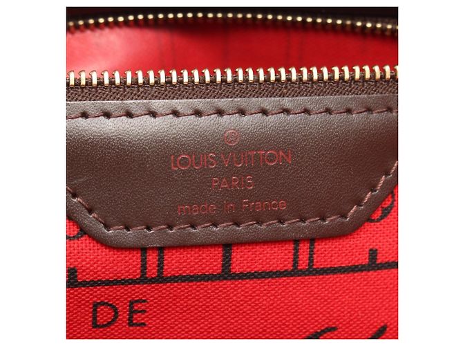 Borsa Tote Louis Vuitton Neverfull PM Marrone Damier ebene - vista 4