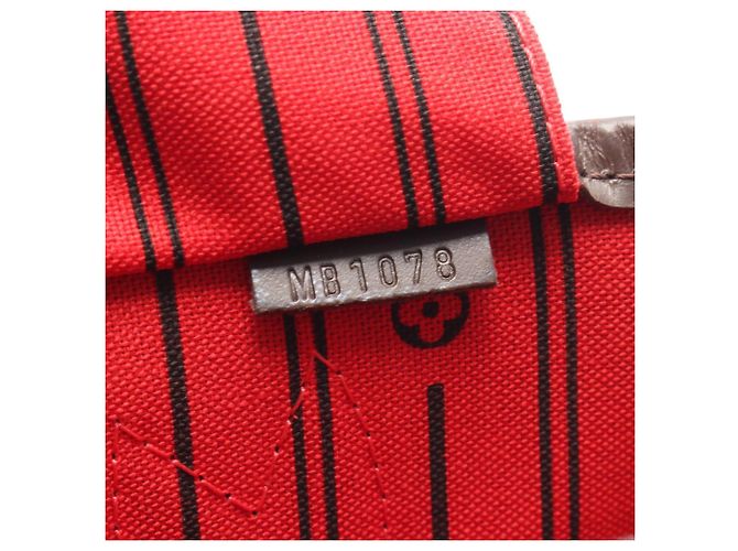 Borsa Tote Louis Vuitton Neverfull PM Marrone Damier ebene - vista 5