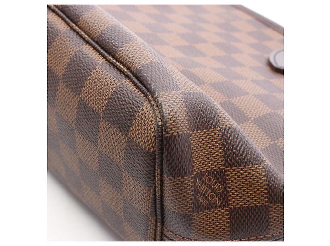 Borsa Tote Louis Vuitton Neverfull PM Marrone Damier ebene - vista 8
