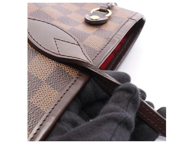 Borsa Tote Louis Vuitton Neverfull PM Marrone Damier ebene - vista 9