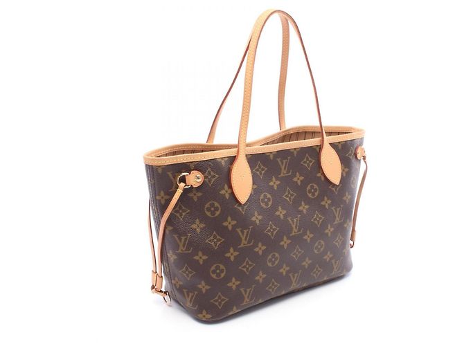 Borsa Tote Louis Vuitton Neverfull PM Monogram Marrone Monogramma - vista 2