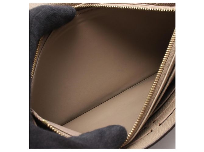 Louis Vuitton Portefeuille Sarah Tourterelle Crème Bi-fold Long Wallet Beige Crudo Monogramma - vista 5
