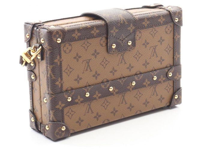 Louis Vuitton Petite Malle Monogram Reverse Schultertasche Braun Monogramm - Ansicht 2