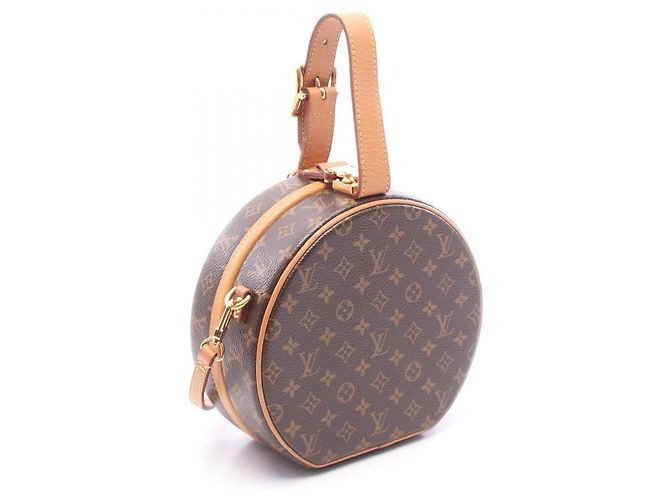 Borsa Louis Vuitton Petite Boite Chapeau Marrone Monogramma - vista 2