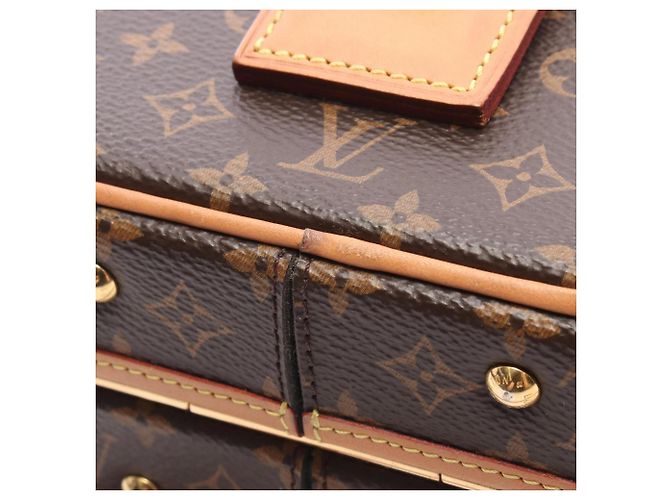 Borsa Louis Vuitton Petite Boite Chapeau Marrone Monogramma - vista 6