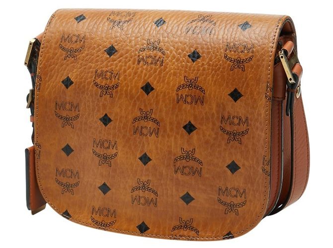 Borsa a tracolla MCM Visetos Marrone - vista 2