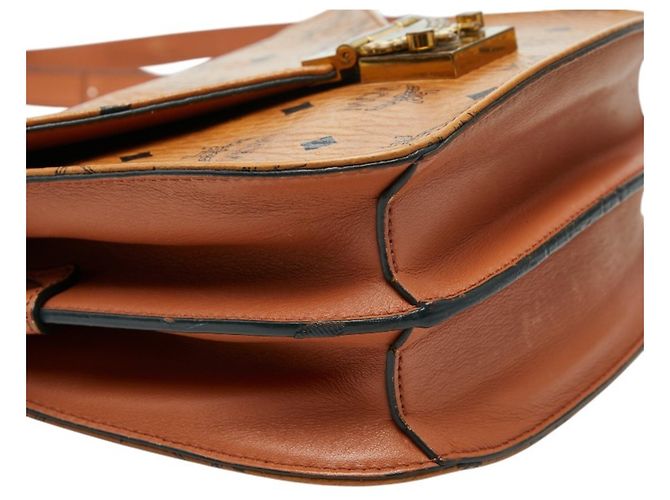 Borsa a tracolla MCM Visetos Marrone - vista 4