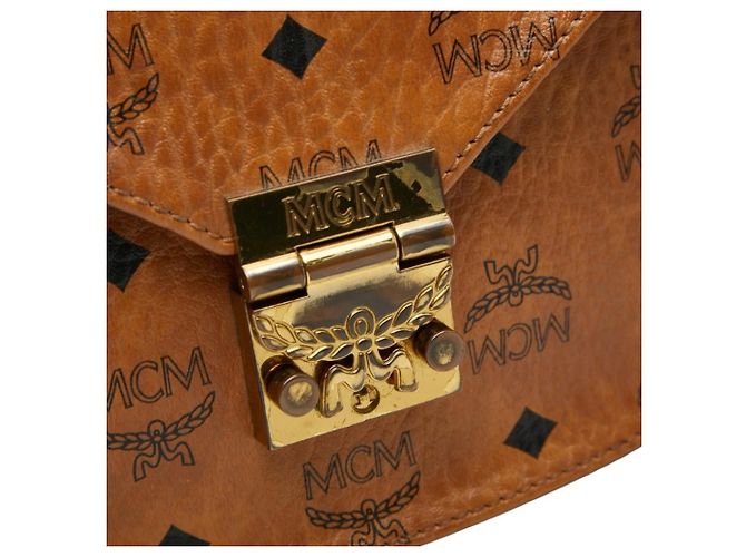 Borsa a tracolla MCM Visetos Marrone - vista 7