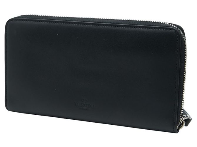 Cartera larga Valentino de piel negra Negro - vista 2