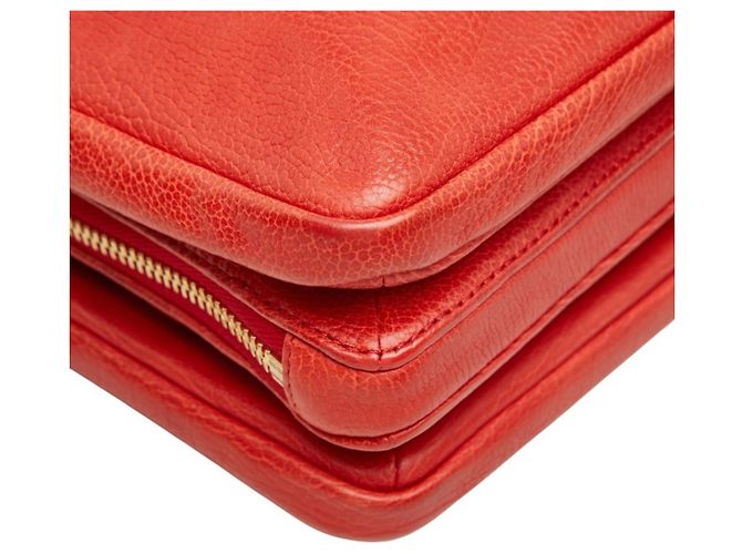 Borsa a tracolla e Tote Chloé Lucy Chain Rosso - vista 5