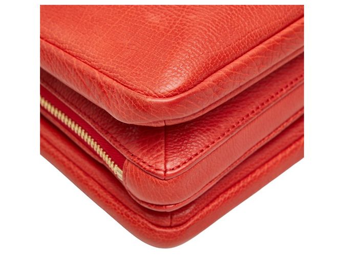Borsa a tracolla e Tote Chloé Lucy Chain Rosso - vista 7