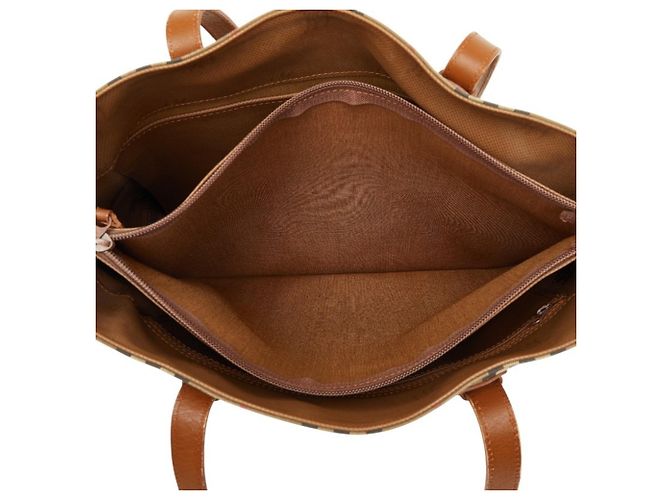 Borsa Tote Burberry Nova Check Shadow Horse Nero Beige - vista 11