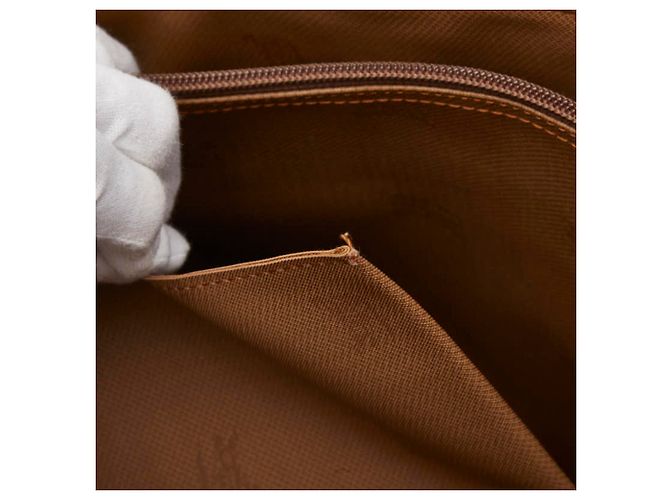 Borsa Tote Burberry Nova Check Shadow Horse Nero Beige - vista 14