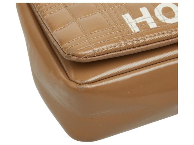 Borsa a tracolla matelassé con catena Burberry TB Small Laura Beige - vista 5