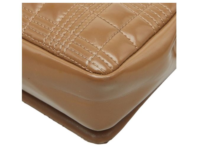 Borsa a tracolla matelassé con catena Burberry TB Small Laura Beige - vista 7
