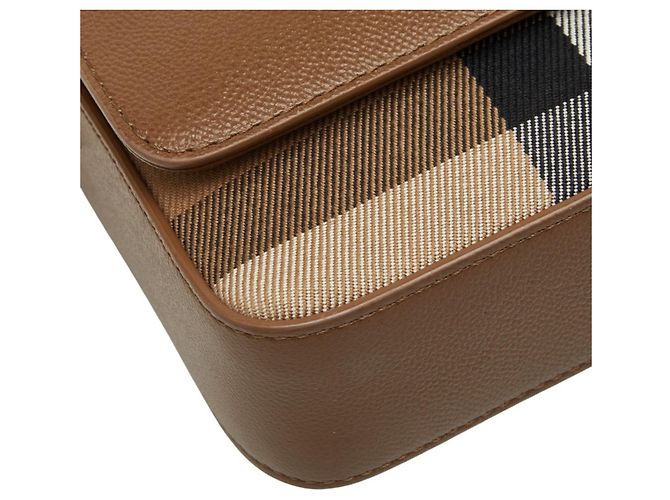 Borsa a tracolla Burberry Nova Check Marrone Multicolore - vista 5