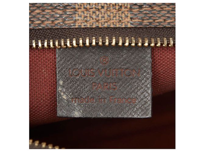 Beauty case Louis Vuitton Damier Marrone - vista 12