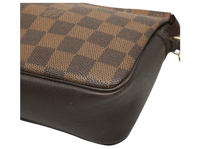 Beauty case Louis Vuitton Damier Marrone - vista 4