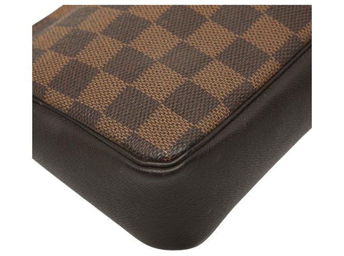 Beauty case Louis Vuitton Damier Marrone - vista 5