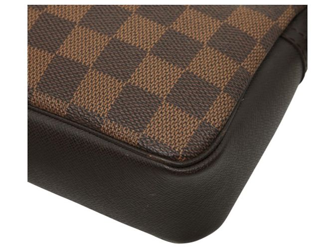 Beauty case Louis Vuitton Damier Marrone - vista 6