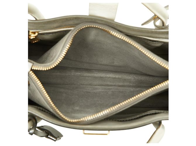 Borsa Miu Miu Madras in Gray e Ivory Marrone Crudo - vista 10